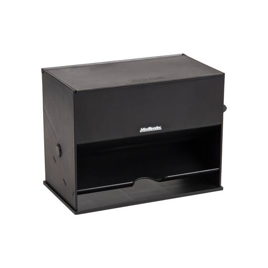 Mind Reader Black Plastic Straw & Pencil Dispenser